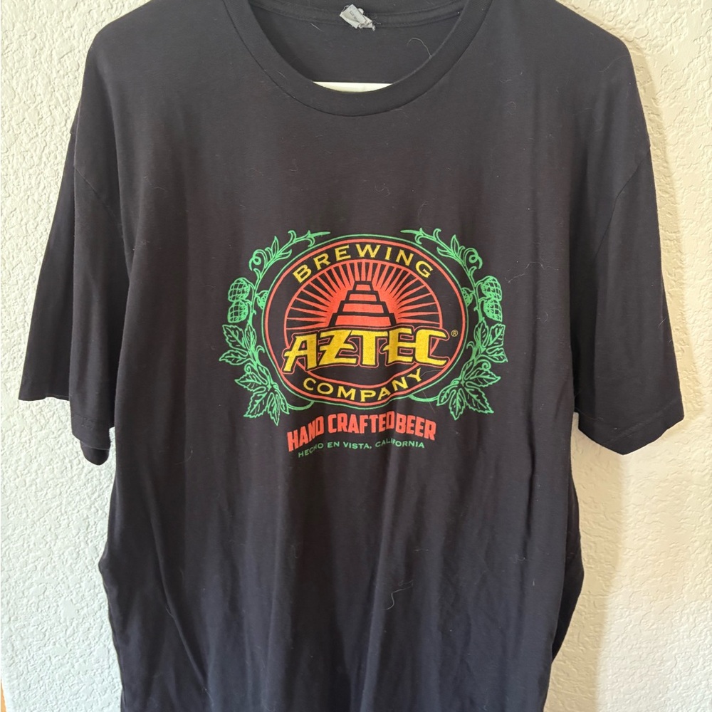 Black T-Shirt Aztec Brewing
